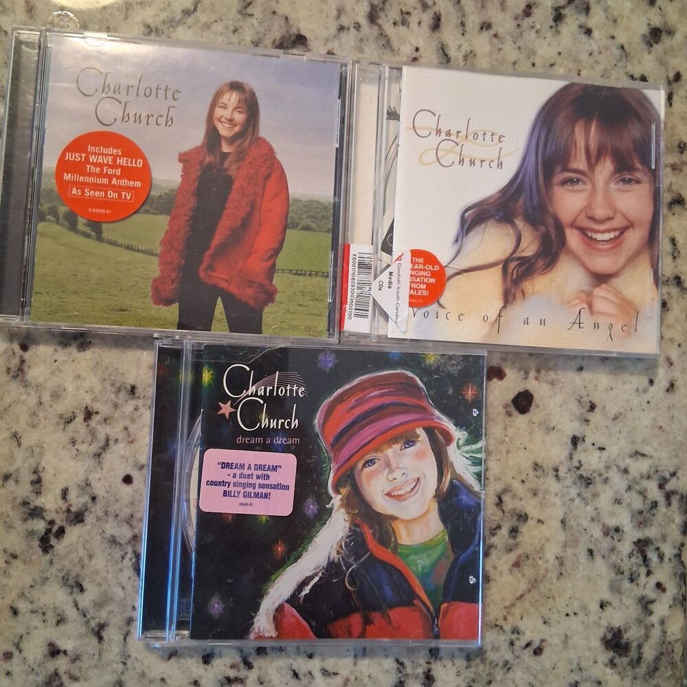 Charlotte Church CD Lot of 3 – Voice of an Angel, Dream A Dream, Self Titled